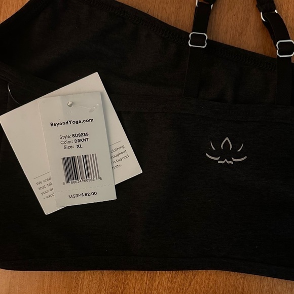 Beyond Yoga At Your Leisure Bra in Darkest Night New with Tags Size XL - Picture 5 of 7